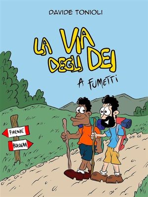 cover image of La Via degli Dei a fumetti